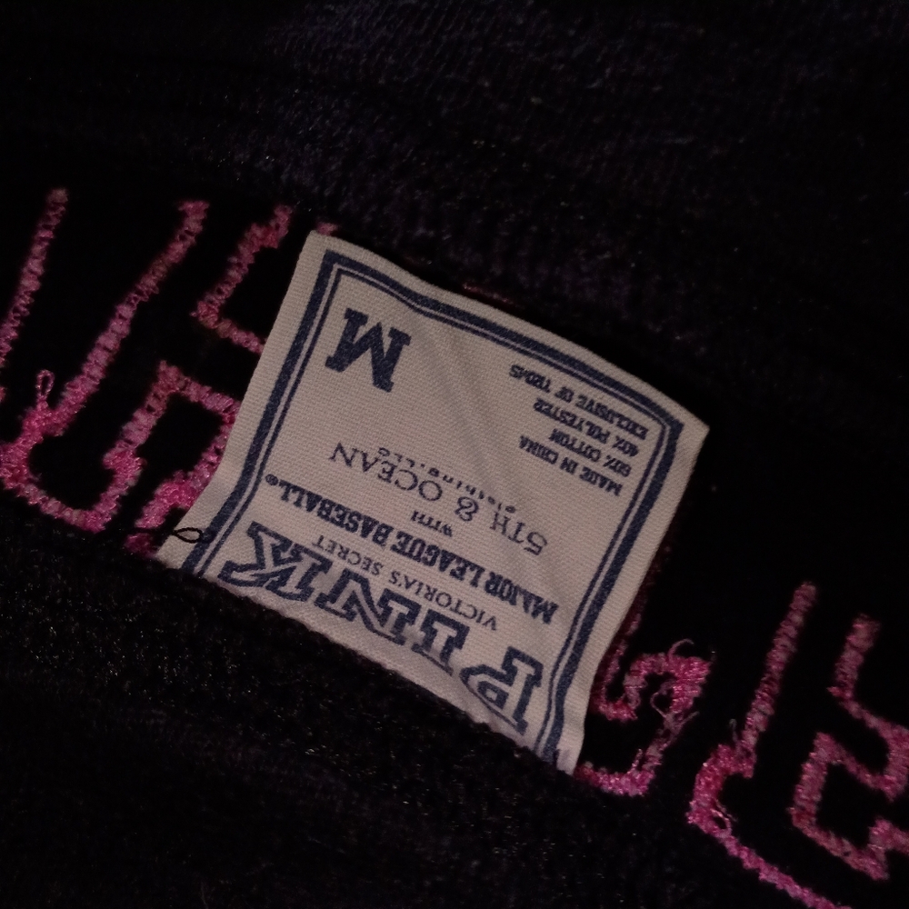 Vintage Y2K Victoria Secret Pink Booty Short 8 Shorts White Sox Daisy Dukes M - Picture 5 of 5